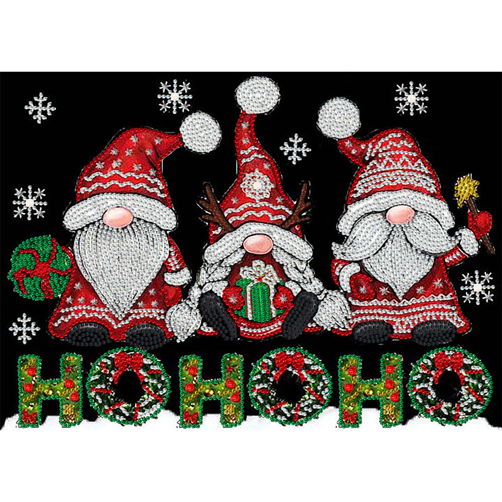 Christmas Goblins - Special Shaped Drill Diamond Painting 40*30CM