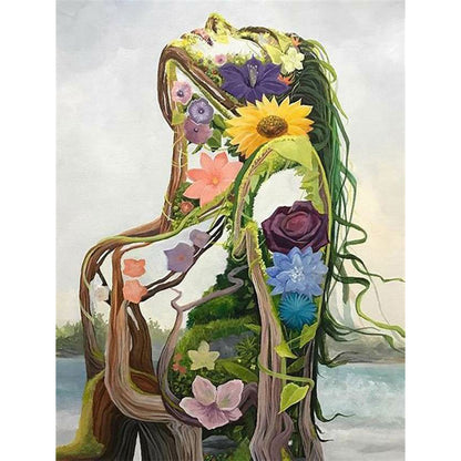 Plant Stack - Full Round Drill Diamond Painting 30*40CM