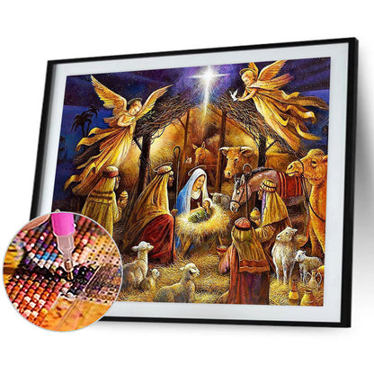 Nativity - Full Round Drill Diamond Painting 60*50CM