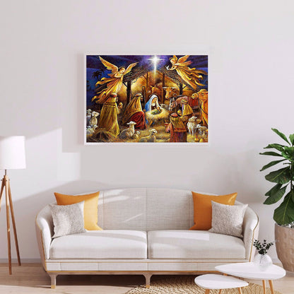 Nativity - Full Round Drill Diamond Painting 60*50CM