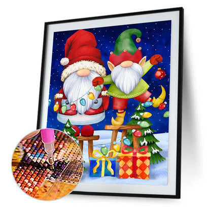 Christmas Goblins - Full Round Drill Diamond Painting 30*40CM