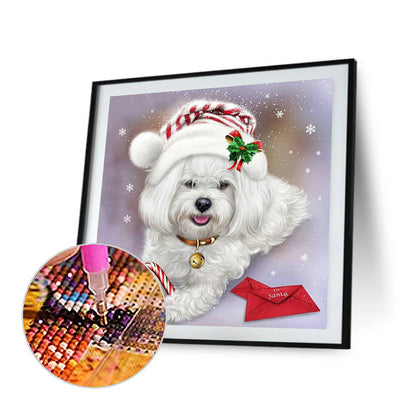 Havanese 45*45CM(Canvas) Full Square Drill Diamond Painting