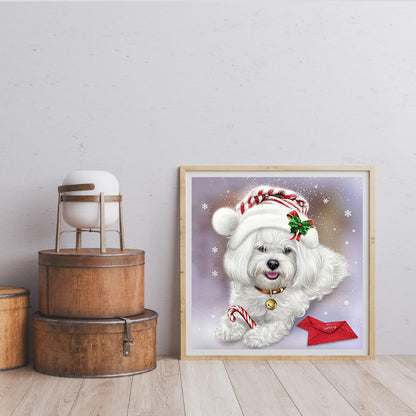 Havanese 45*45CM(Canvas) Full Square Drill Diamond Painting