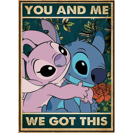 Stitch - Full Round Drill Diamond Painting 30*40CM