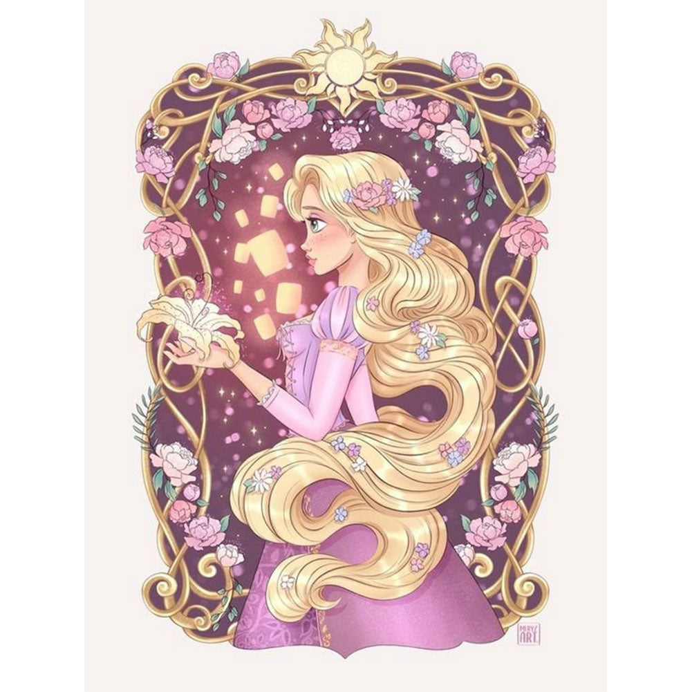 Disney Princess Le Pei - Full Round Drill Diamond Painting 30*40CM