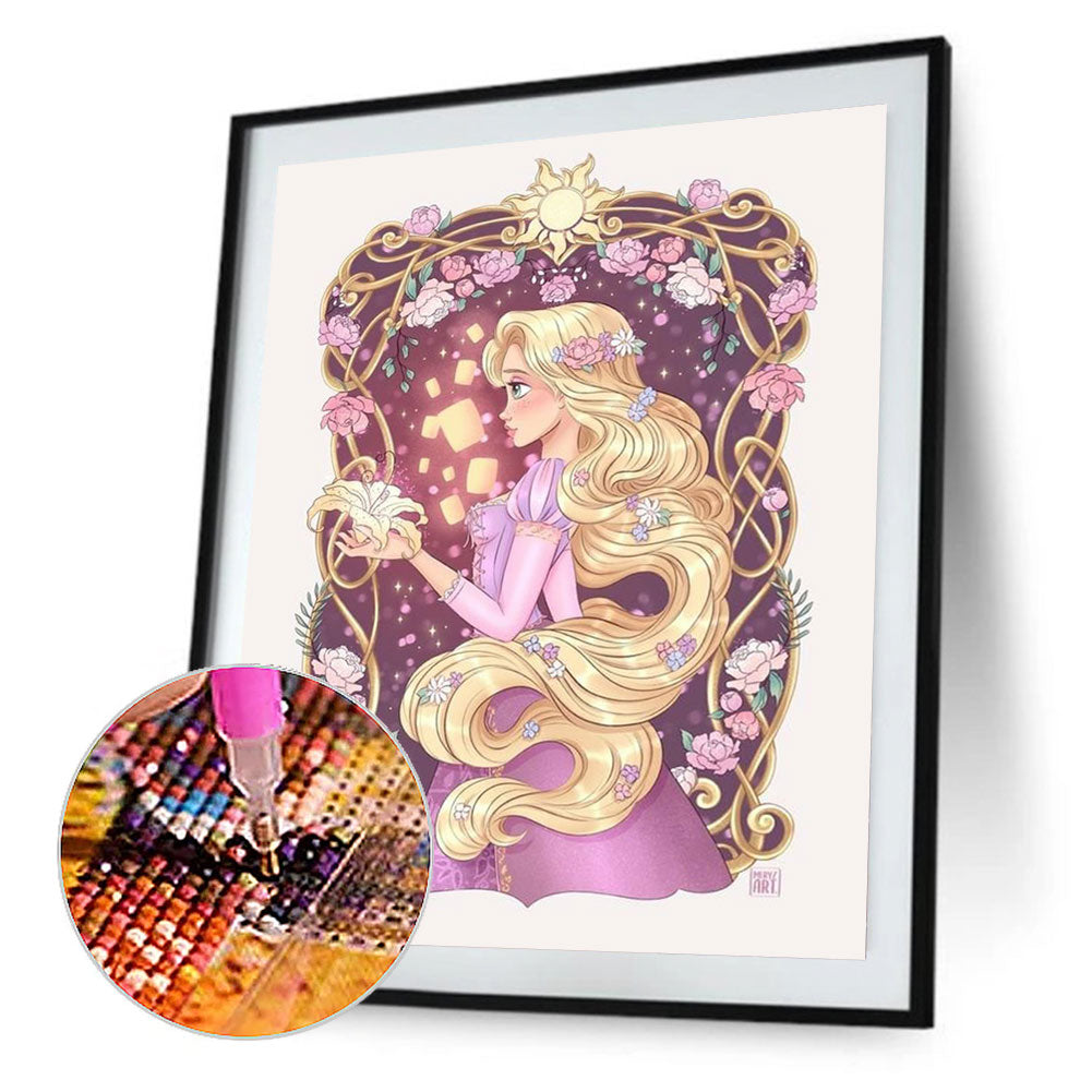 Disney Princess Le Pei - Full Round Drill Diamond Painting 30*40CM