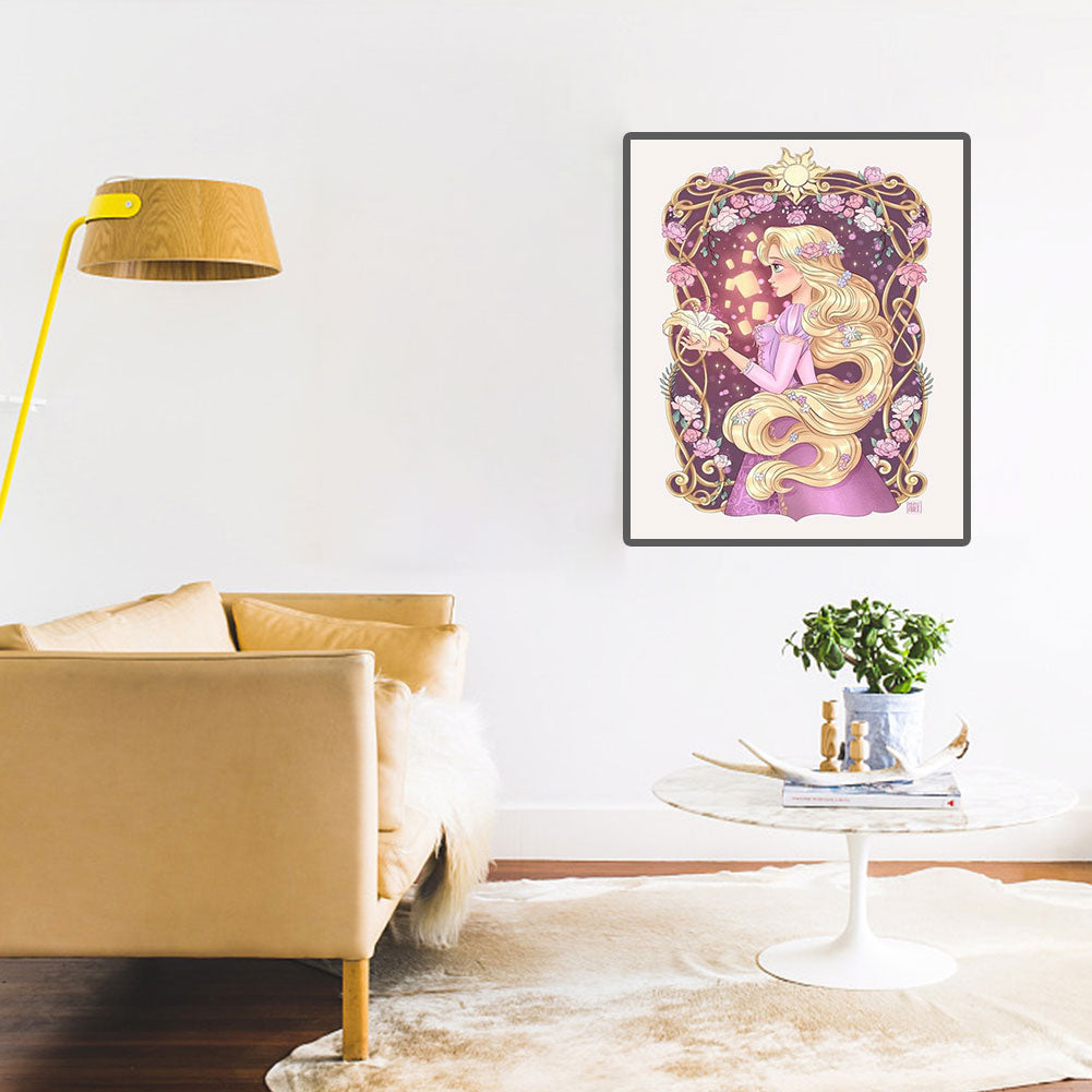 Disney Princess Le Pei - Full Round Drill Diamond Painting 30*40CM