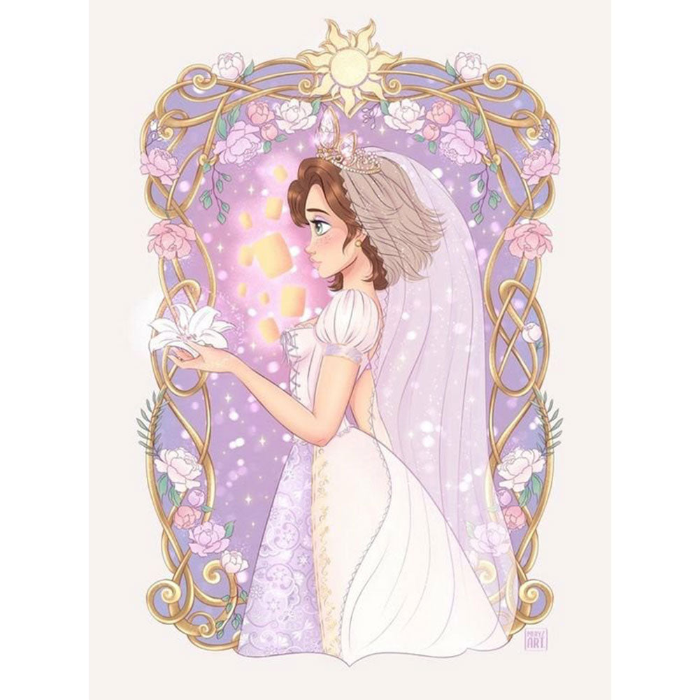 Disney Princess - Full Round Drill Diamond Painting 30*40CM