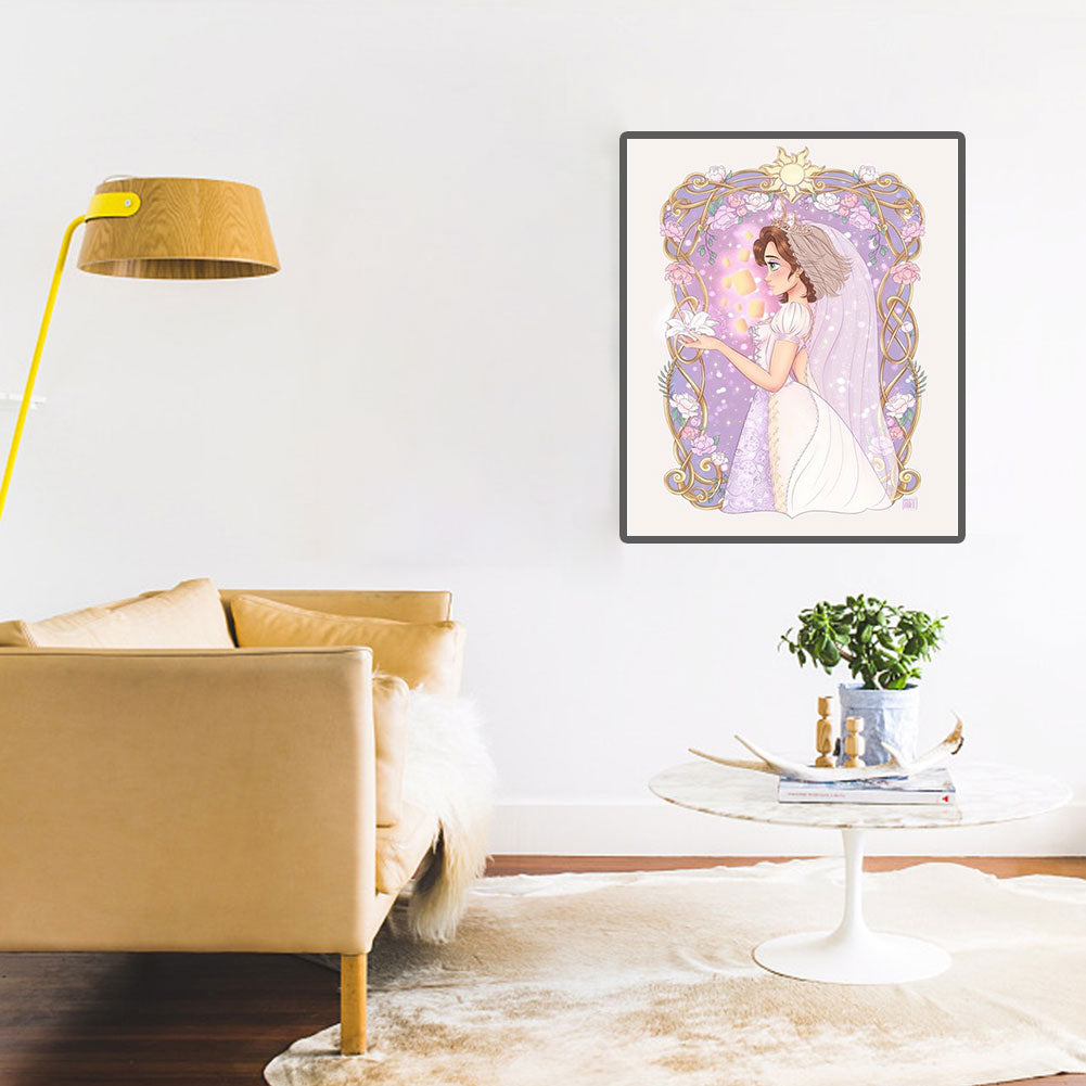 Disney Princess - Full Round Drill Diamond Painting 30*40CM