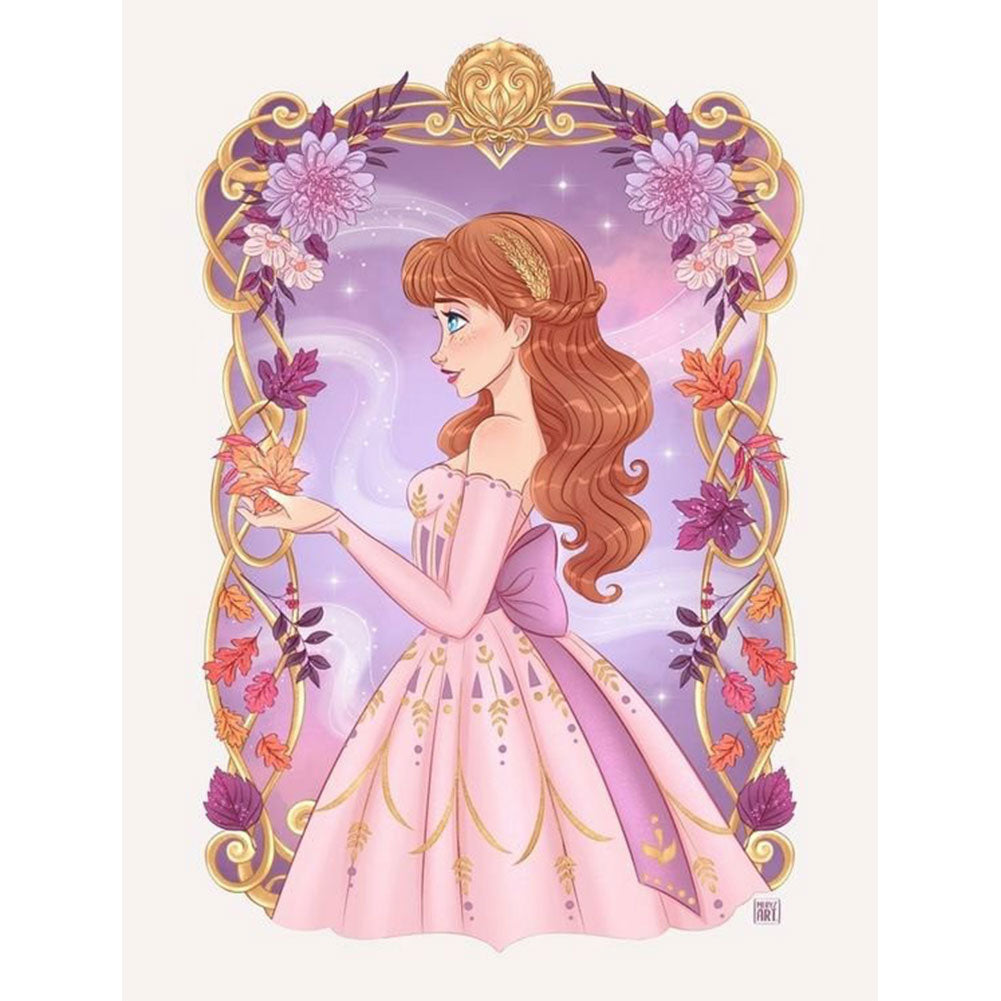 Disney Princess Ana - Full Round Drill Diamond Painting 30*40CM