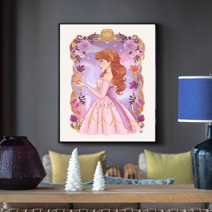 Disney Princess Ana - Full Round Drill Diamond Painting 30*40CM