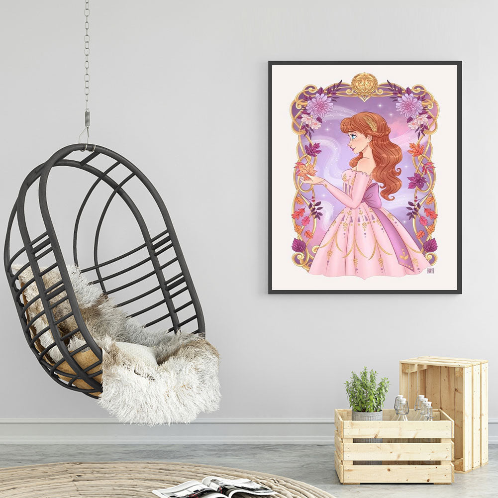 Disney Princess Ana - Full Round Drill Diamond Painting 30*40CM