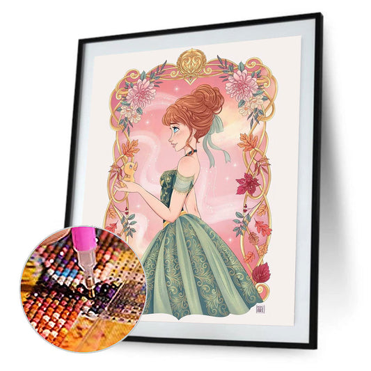 Disney Princess Ana - Full Round Drill Diamond Painting 30*40CM
