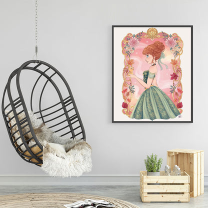 Disney Princess Ana - Full Round Drill Diamond Painting 30*40CM