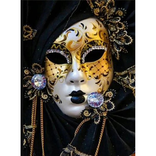 Mask Woman - Full Square Drill Diamond Painting 40*50CM