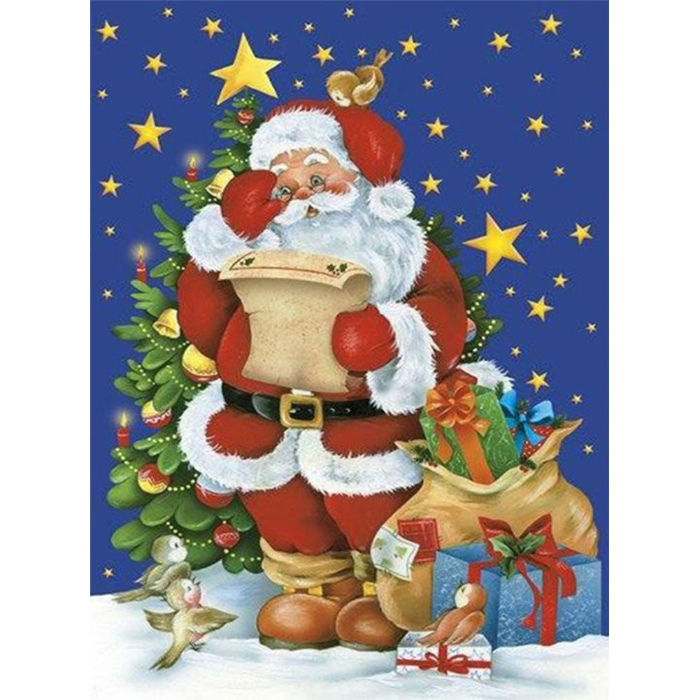 Santa Claus - Full Round Drill Diamond Painting 30*40CM