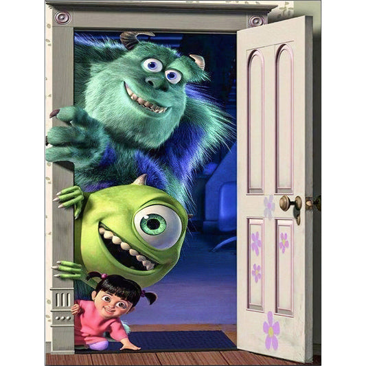 Monsters, Inc - Full Round Drill Diamond Painting 30*40CM
