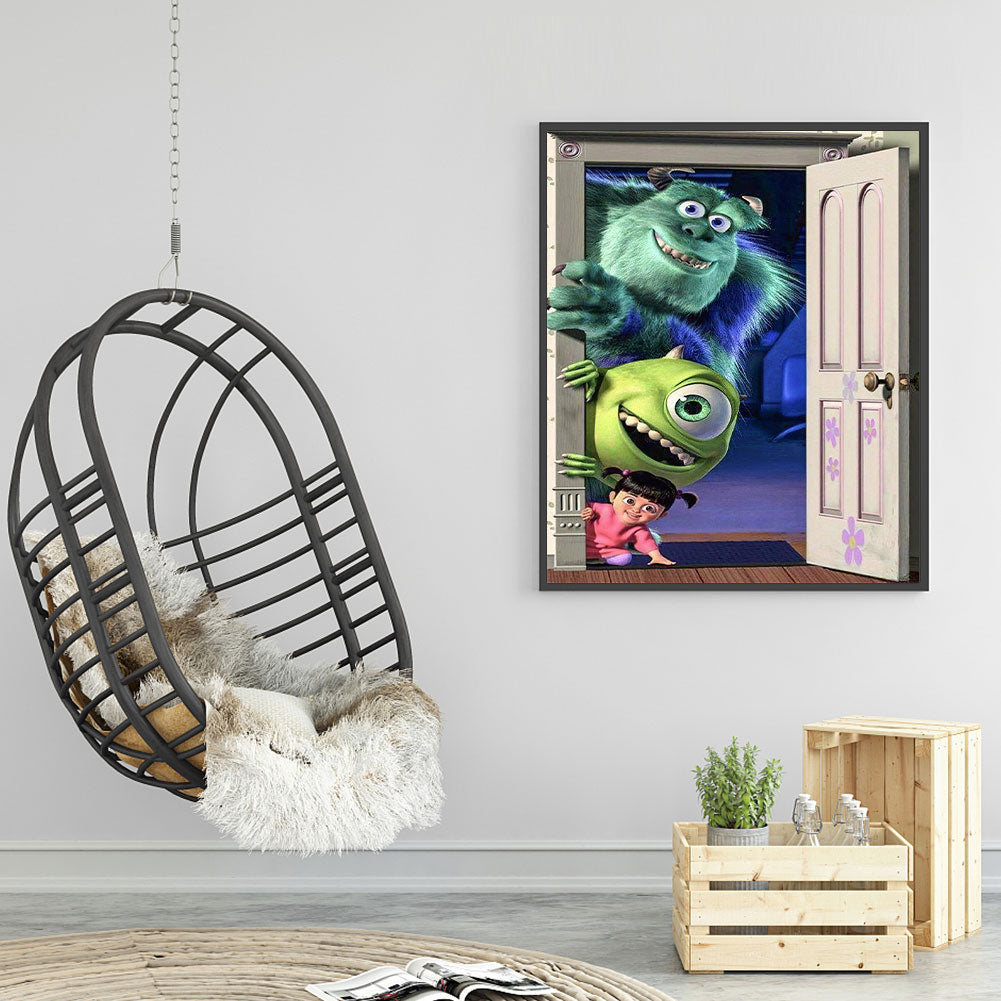 Monsters, Inc - Full Round Drill Diamond Painting 30*40CM