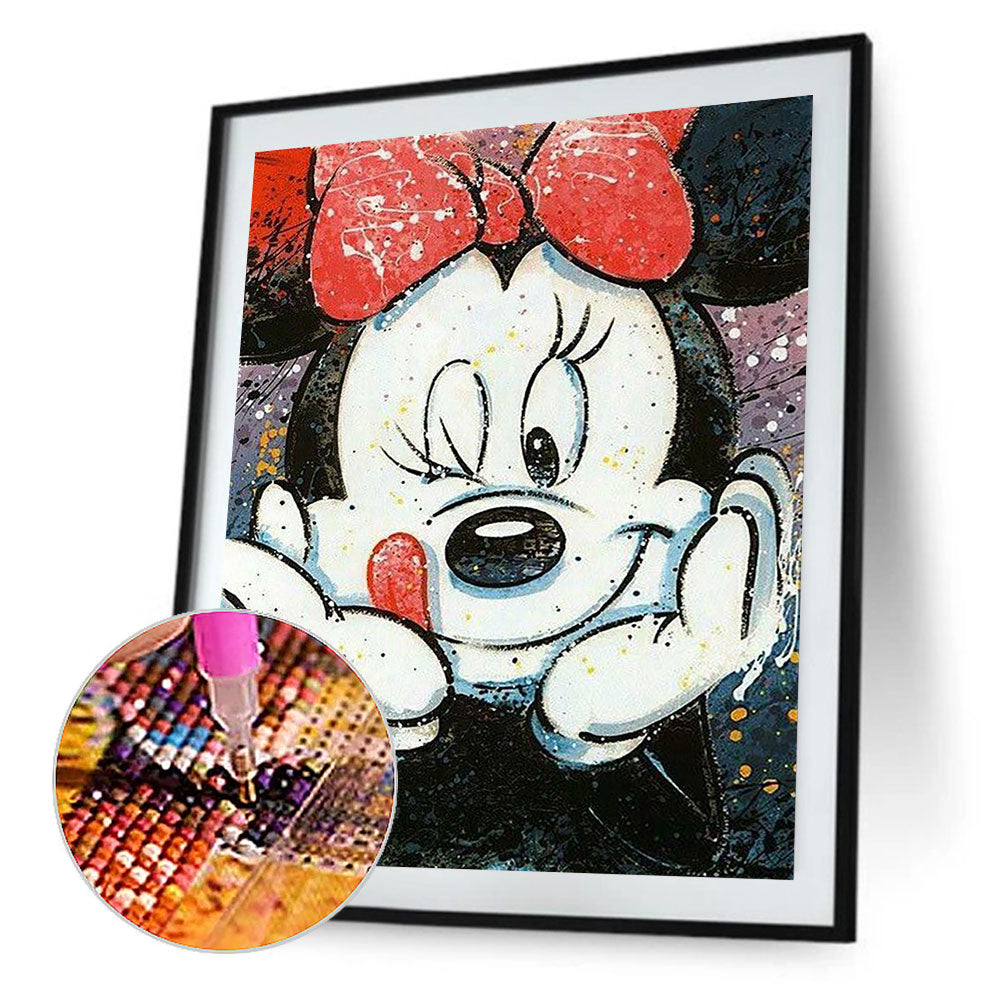 Mickey Mouse - Full Round Drill Diamond Painting 30*40CM