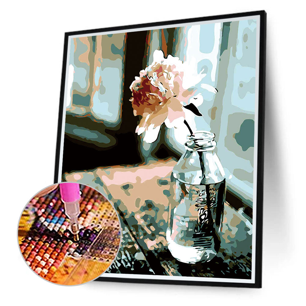 Flowers In Vase - Full Square Drill Diamond Painting 40*50CM