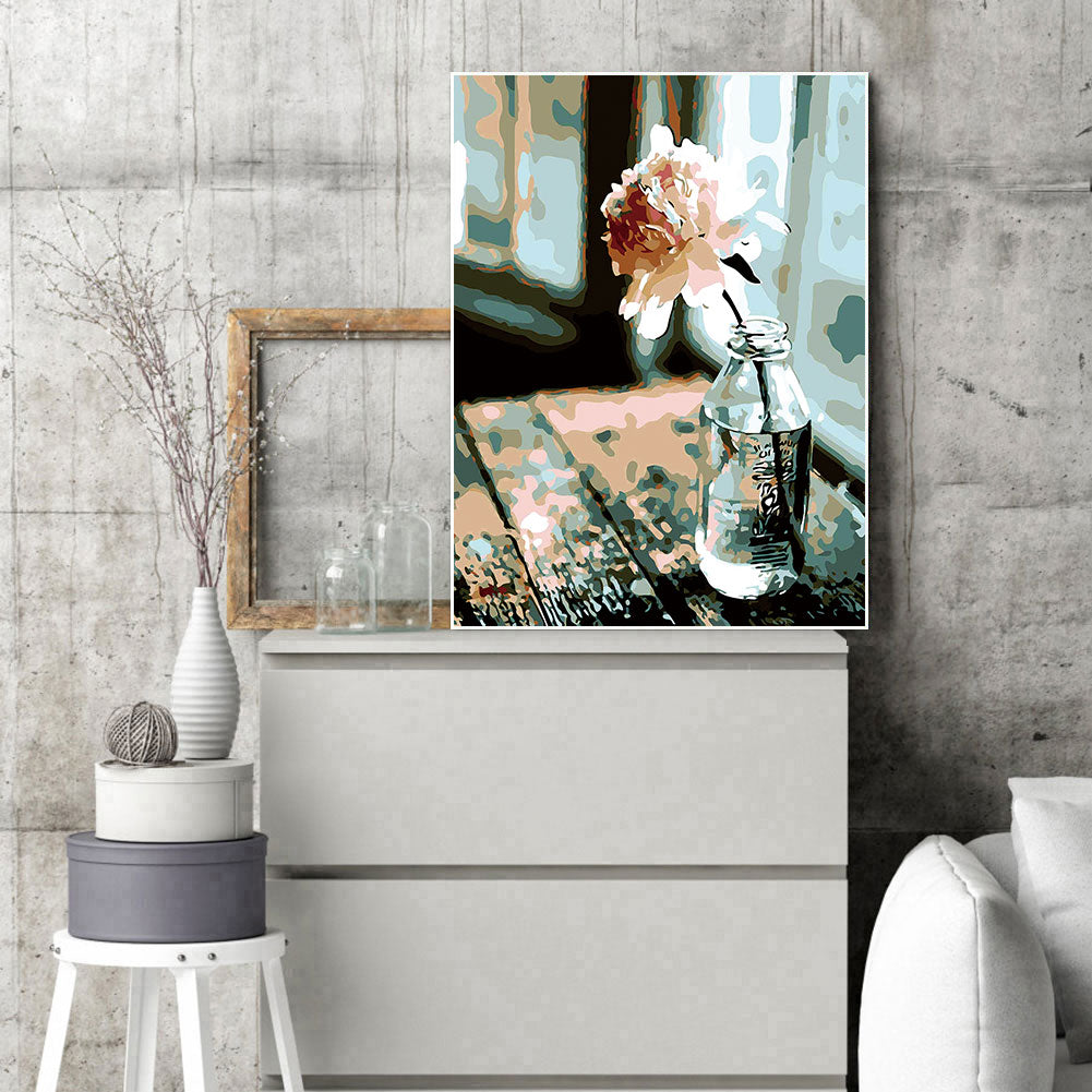 Flowers In Vase - Full Square Drill Diamond Painting 40*50CM