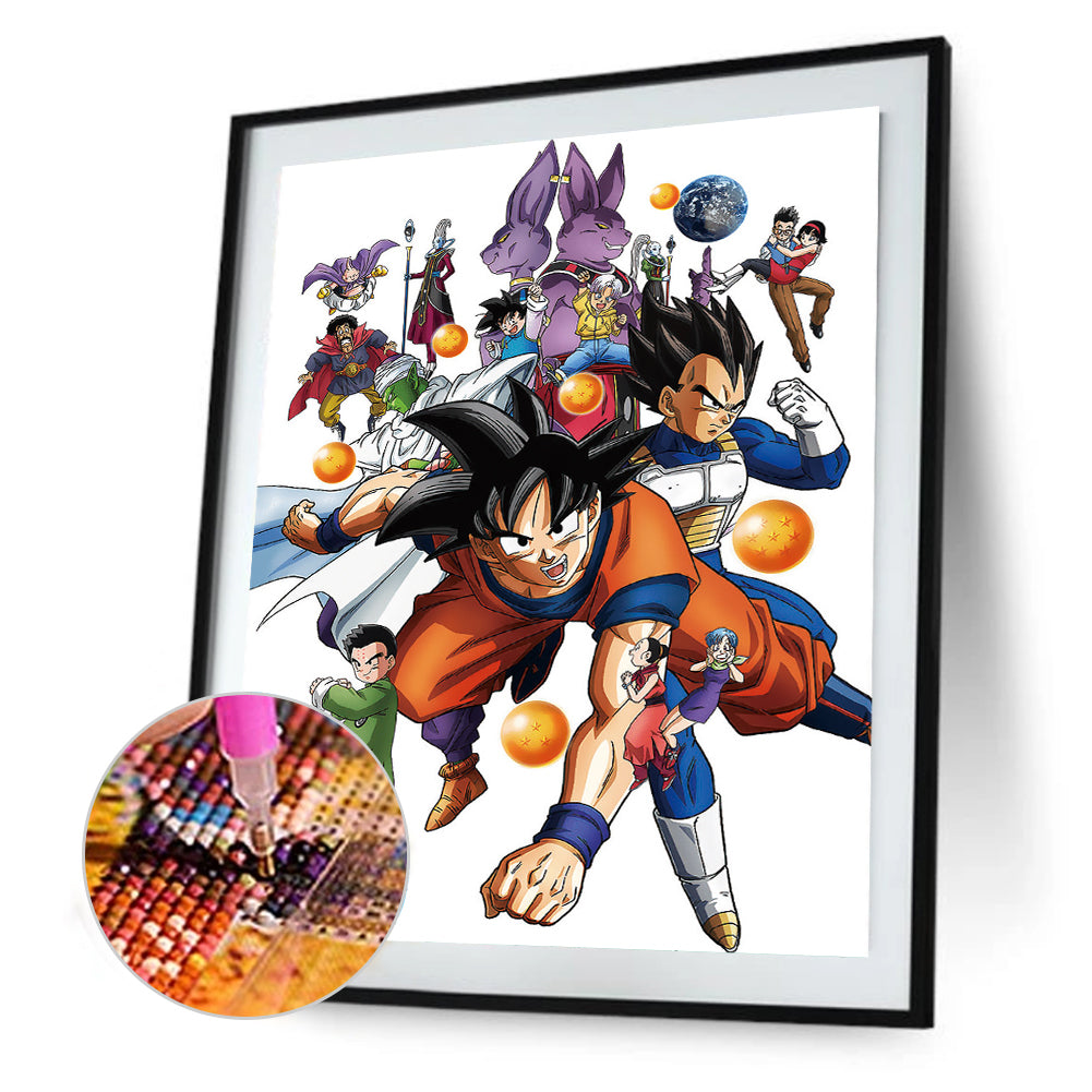 Dragon Ball - Full Square Drill Diamond Painting 40*50CM