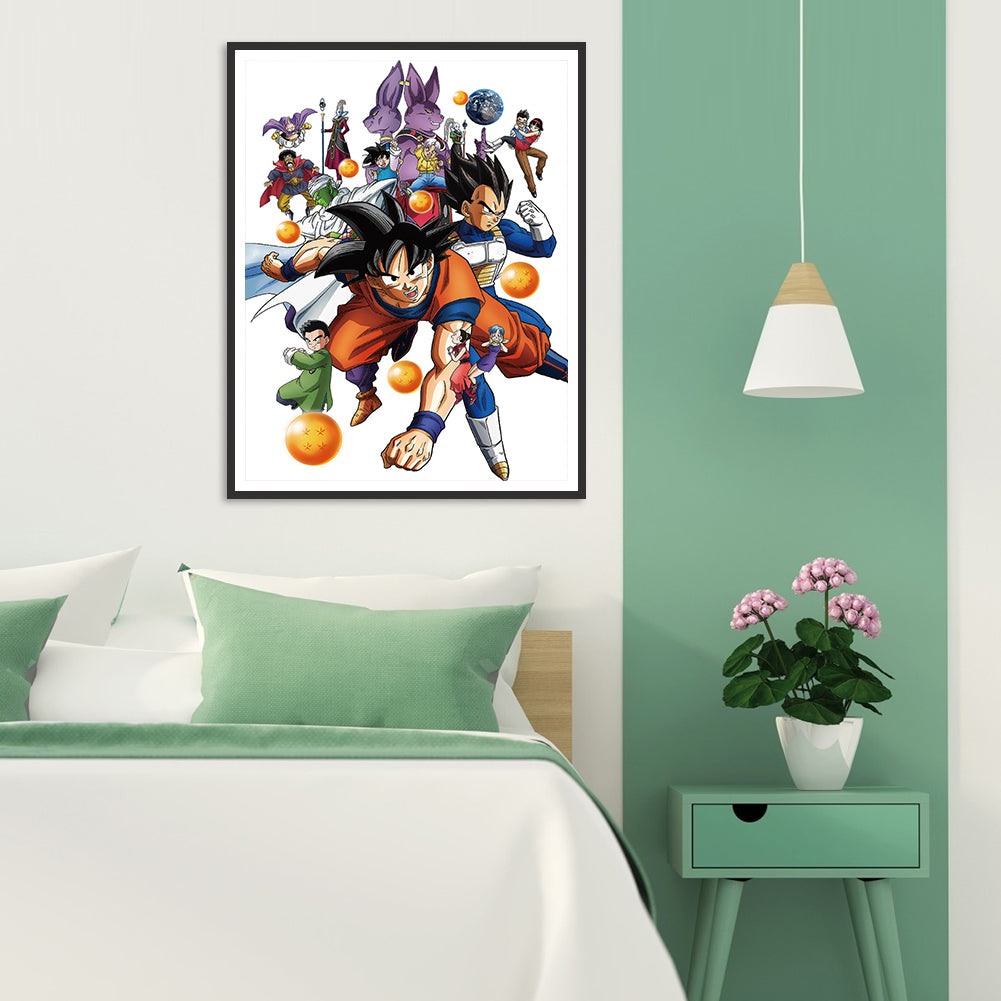 Dragon Ball - Full Square Drill Diamond Painting 40*50CM