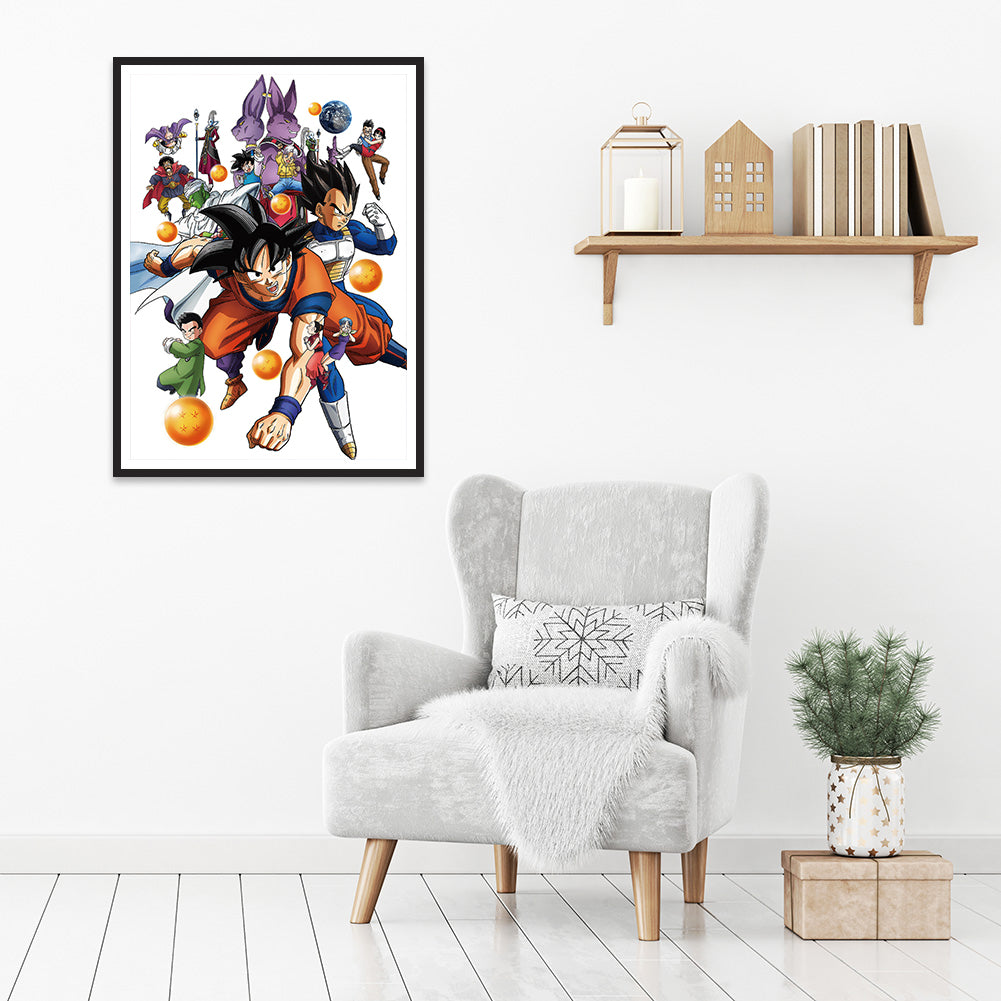 Dragon Ball - Full Square Drill Diamond Painting 40*50CM