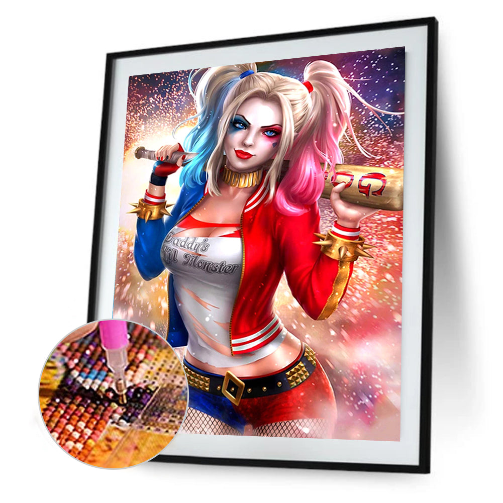 Harley Quinn - Full Square Drill Diamond Painting 40*50CM