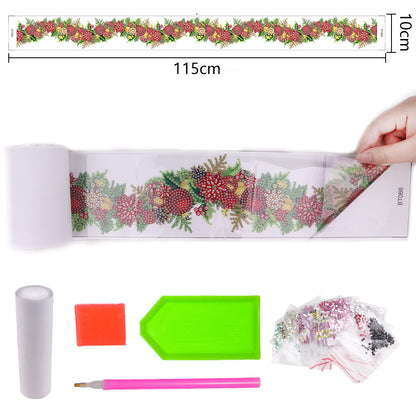 1M Christmas Decorative Tape Free Cutting DIY Tape Art Crafts for Kids Nice Gift