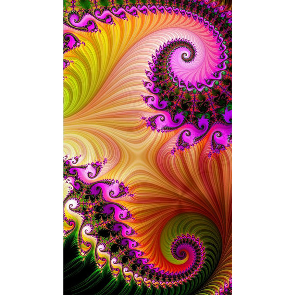 Fractal Art 40*70CM(Canvas) Full Square Drill Diamond Painting