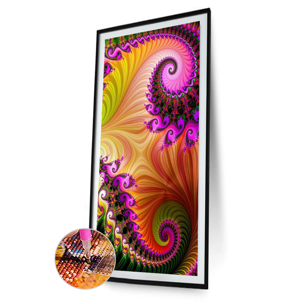 Fractal Art 40*70CM(Canvas) Full Square Drill Diamond Painting