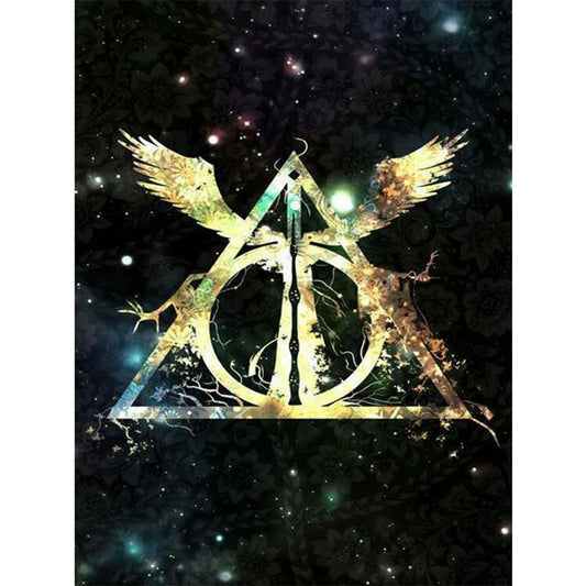 Harry Potter And The Deathly Hallows 40*50CM(Canvas) Full Round Drill Diamond Painting