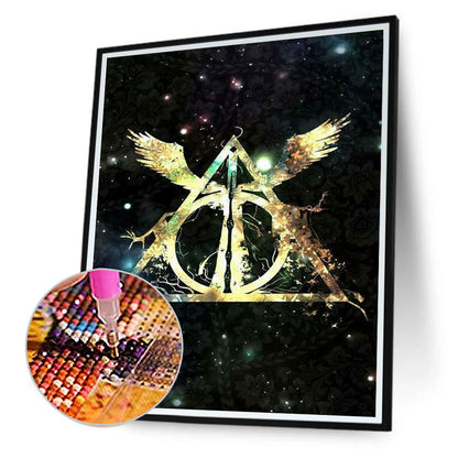 Harry Potter And The Deathly Hallows 40*50CM(Canvas) Full Round Drill Diamond Painting