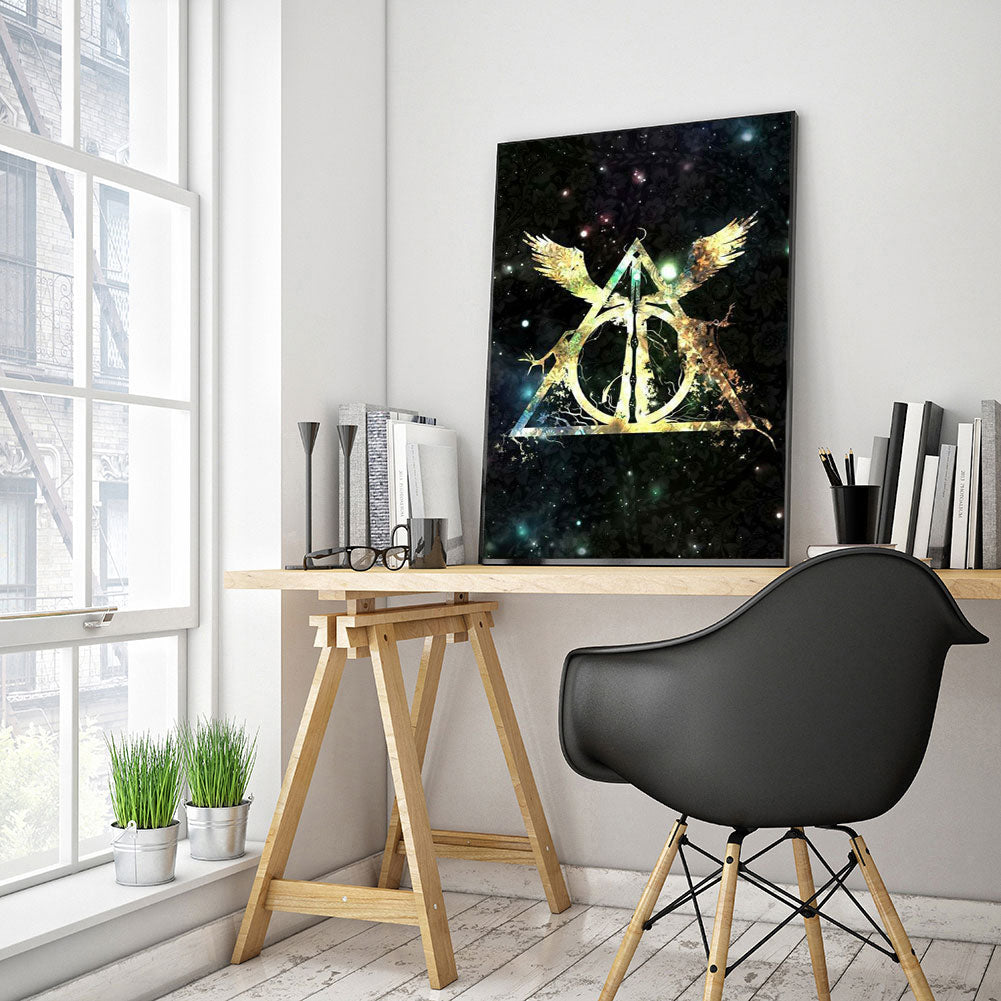 Harry Potter And The Deathly Hallows 40*50CM(Canvas) Full Round Drill Diamond Painting
