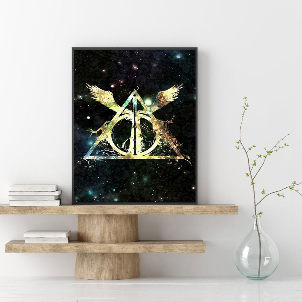 Harry Potter And The Deathly Hallows 40*50CM(Canvas) Full Round Drill Diamond Painting