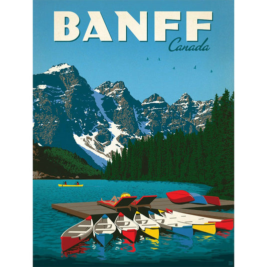Banff Park, Canada - Full Round Drill Diamond Painting 30*40CM