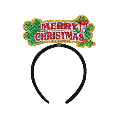 DIY Diamond Mosaic Hair Band Fashion Crystal Headband Hair Felt Hair Accessories