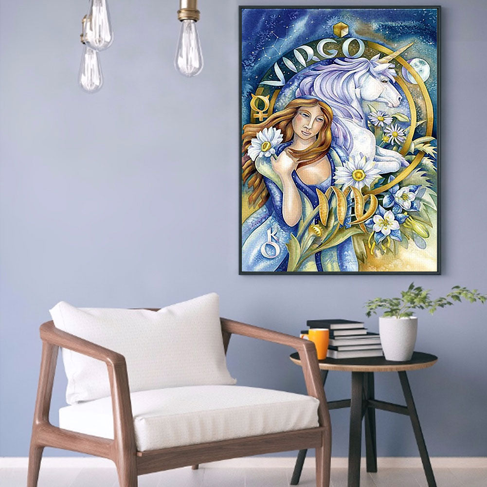 Twelve Constellations - Full Round Drill Diamond Painting 30*40CM