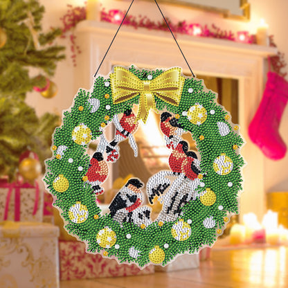 5D Hanging Ornament Christmas Acrylic Garland Handmade for Children Crafts Gifts