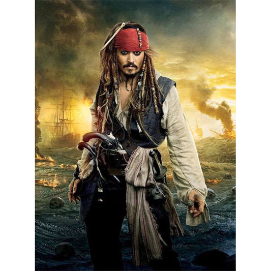 Pirates Of The Caribbean - Full Round Drill Diamond Painting 50*60CM