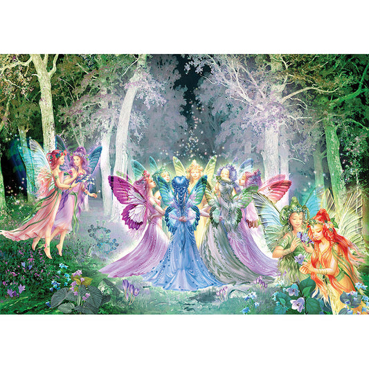 Colorful Fairy - Full Round Drill Diamond Painting 50*30CM