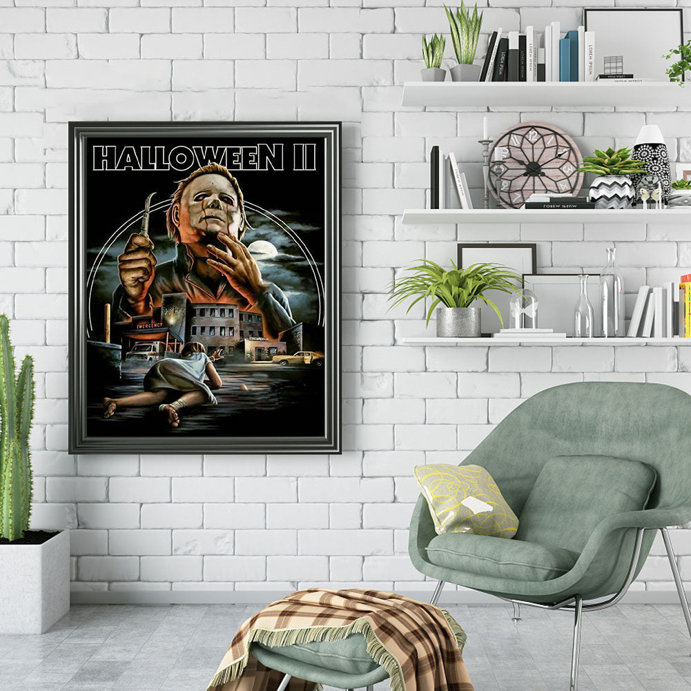 Horror Movie Halloween - Michael Myers - Full Round Drill Diamond Painting 30*40CM