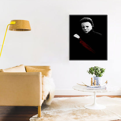 Horror Movie Halloween - Michael Myers - Full Round Drill Diamond Painting 30*40CM