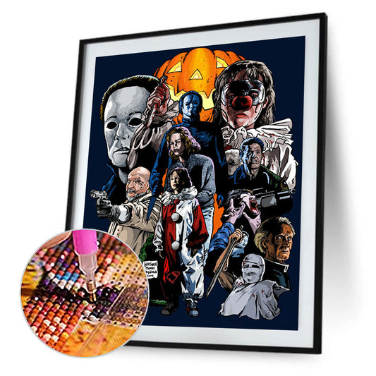 Horror Movie Halloween - Michael Myers - Full Round Drill Diamond Painting 30*40CM