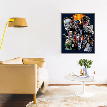 Horror Movie Halloween - Michael Myers - Full Round Drill Diamond Painting 30*40CM