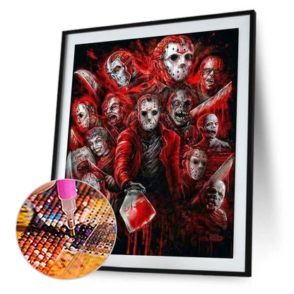 Horror Movie Halloween - Michael Myers - Full Round Drill Diamond Painting 30*40CM