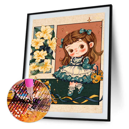 Little Girl - Full Round Drill Diamond Painting 30*40CM