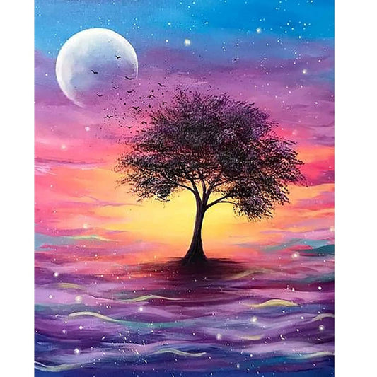 Life Tree - Full Round Drill Diamond Painting 30*40CM