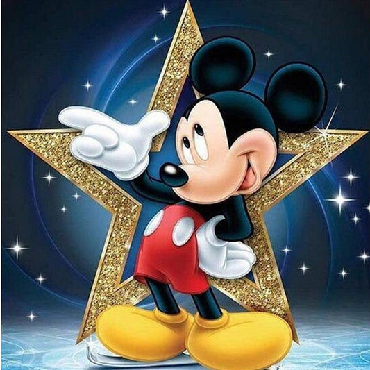 Mickey Mouse - Full Square Drill Diamond Painting 30*30CM